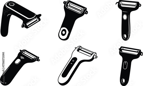 Electric razor vector, beard trimmer icon set, grooming shaver illustration, personal care tool design, hygiene equipment, modern shaving concept