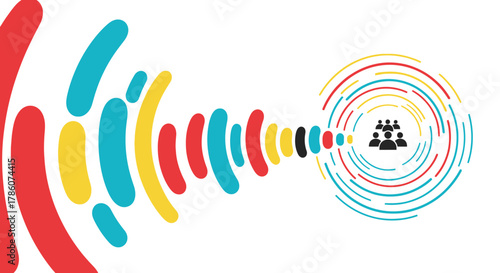 Dynamic Communication Concept with Information Flowing to a Target Audience