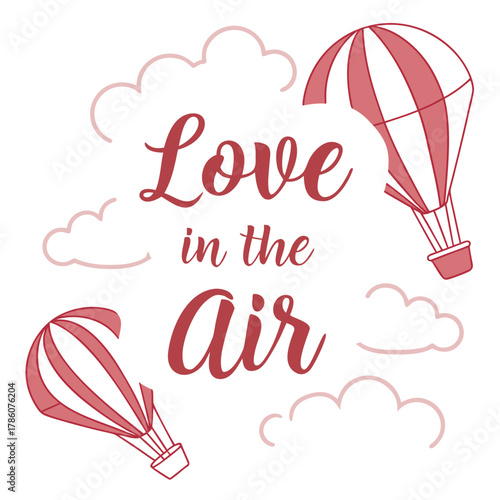 Love in the air with hot air balloons