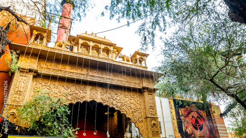 Salasar Balaji Dham Temple is a Hindu temple for the devotees of Hindu god Hanuman located in Churu district of Rajasthan