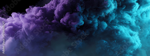 Ethereal Smoke Silhouette Background