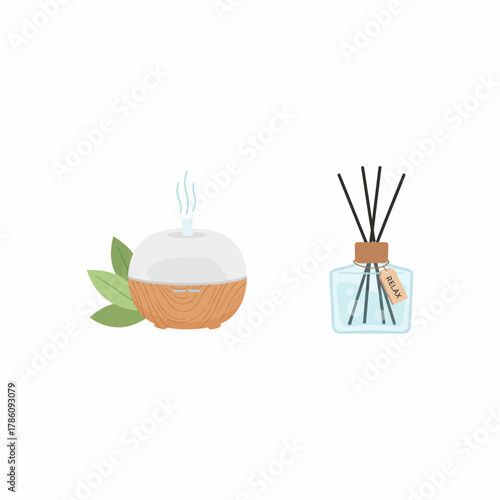 Aromatherapy Diffuser with Essential Oils for Relaxation and Stress Relief