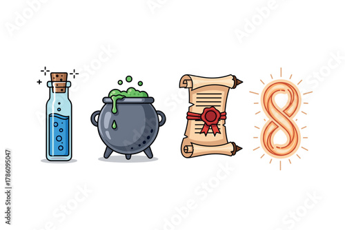 Fantasy magic elements for game design and storytelling