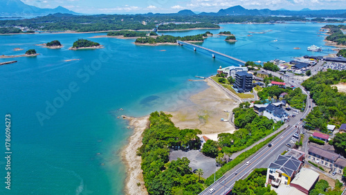 天草五橋・4号橋と3号橋のドローン空撮