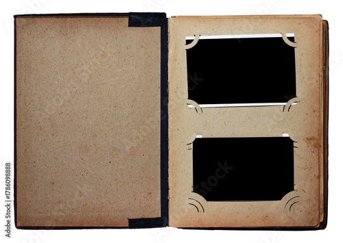 Fotografie Vintage Photo Album with Blank Pages