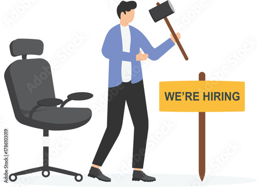 Company recruitment due to good business performance, adding job positions to meet higher workload concepts.
