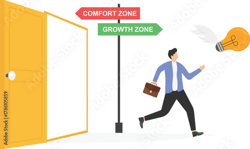 business advancement, creative or innovative idea concept. 

