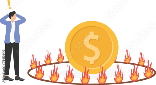 financial crisis or economic bubble burst, investment failure

