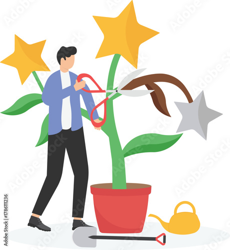 Stop loss strategy to prevent incurring huge loss from rapid fall in stock or cryptocurrency price, risk management in trading concept.
