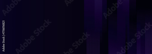 Abstract background with purple gradient overlapping layers and glowing line effect decoration. Modern graphic design concept for web banner, flyer, card or brochure cover. EPS. 6