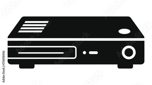 Gaming console icon isolated on white background