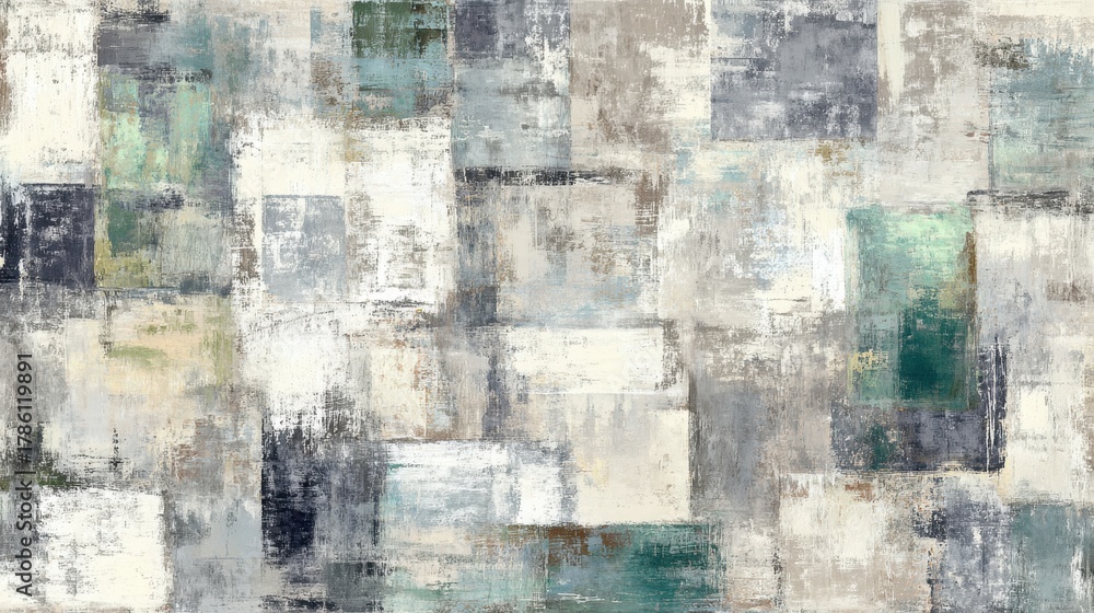 Naklejka premium Soft-colored abstract art