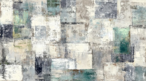 Soft-colored abstract art