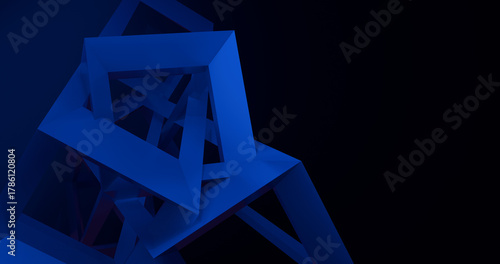 Fototapeta Naklejka Na Ścianę i Meble -  abstract 3d wire frame wallpaper