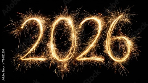 Sparkling fireworks light up 2026