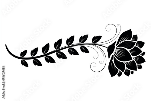 Elegant Floral Ornament Design