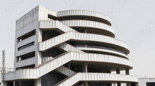 Brutalist Parking Structure