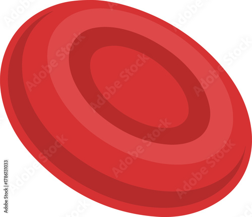 Red Blood Cell Illustration isolated