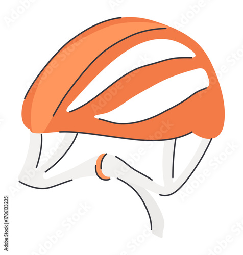 Protective Helmet for Bicycle Ride Training.