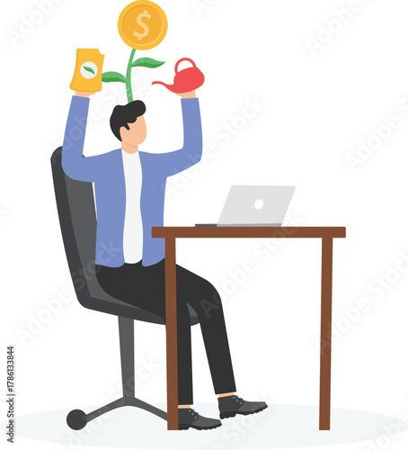 Building growth mindset for personal financial management, developing positive attitude toward money concept,

