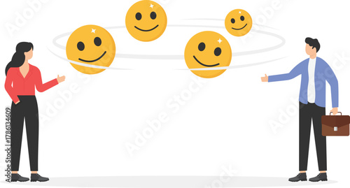 transfer experience between colleagues, exchange perspective concept,

