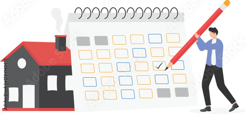 Effective management for monthly expenses, debt payment, track spending and prioritization to reach financial goal concept,

