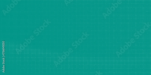Seamless background pattern of evenly spaced white plus symbols of different sizes and opacity. illustration on teal background with starsPrint