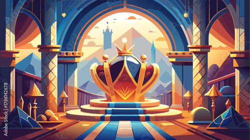 stained glass window with cross