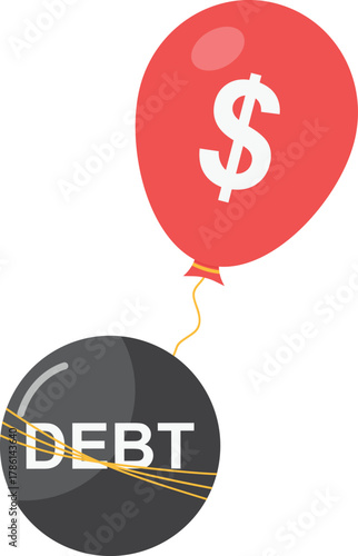 Global economic recession, high inflation around the world, international financial crisis concept,
