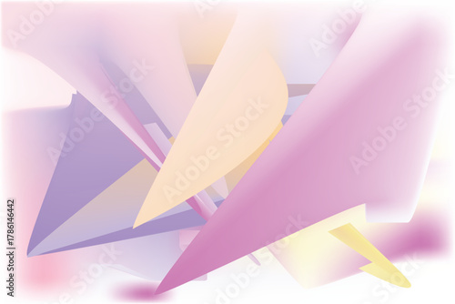 Geometric Pastel Dreamscape