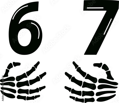 Six Seven Meme Christmas Green Guy Skeleton Hands svg, Xmas 6 7 SVG,Gen Alpha Six Seven 6 7 Meme svg,Funny Six Seven svg,Seven 67 Meme Gen Alpha Slang svg,6 7 Six Seven Turkey svg,Thanksgiving SVG,67 