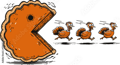 Thanksgiving Pumpkin Pie SVG,Thanksgiving gamer SVG, Thanksgiving cake svg