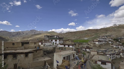 Timelapse at Kibber Village, Spiti Valley, Himachal Pradesh