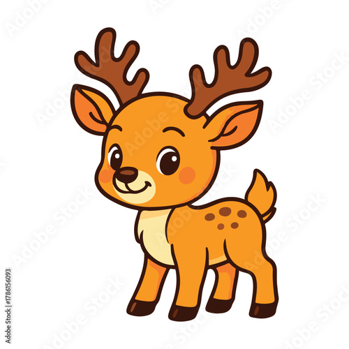 Playful Winter Reindeer SVG