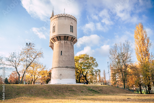 Historic water tower in Komárno, Komárom, Slovakia