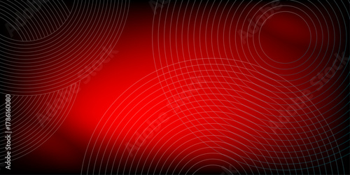Abstract red background. Modern and Creative Trend design arts modern. Dynamic shapes composition. Dark Red Abstract Circle Overlap and light lines Background .