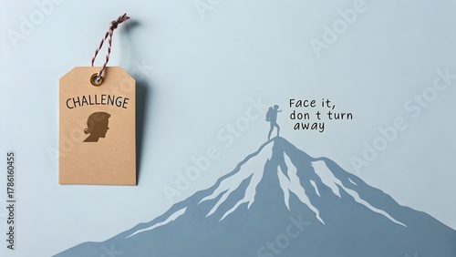 shadow of a small mountain challenge concept