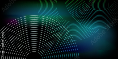 abstract background with circle, lines