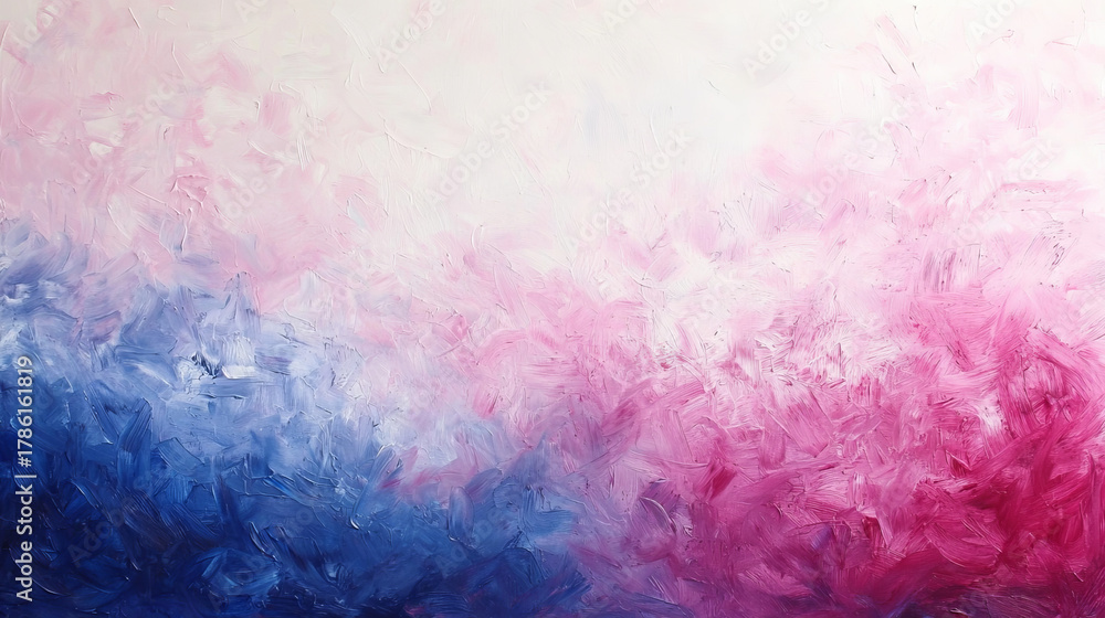Fototapeta premium Soft pink blue abstract oil texture conveying calm and dreamy mood