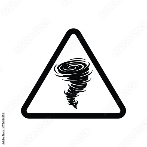 Tornado warning sign