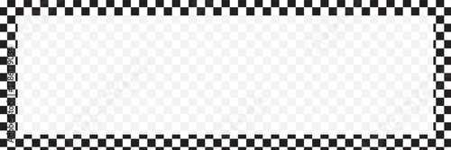 Black and white checker pattern vector illustration. Abstract checkered chessboard or checkerboard for game, grid with geometric square shape, race or rally flag and mosaic floor tile, Best Design EPS