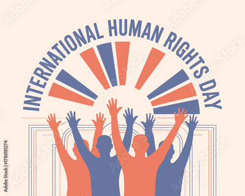 International Human Rights Day Equality Vector Design