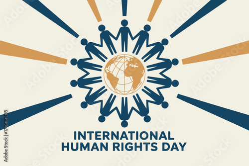 International Human Rights Day Equality Vector Design