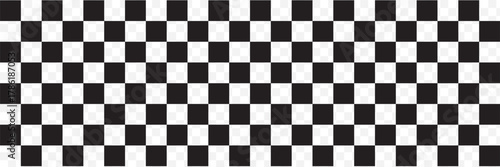 Black and white checker pattern vector illustration. Abstract checkered chessboard or checkerboard for game, grid with geometric square shape, race or rally flag and mosaic floor tile, Best Design EPS