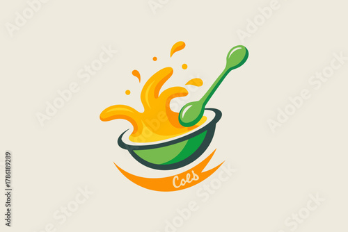 Vector illustration of a hot coffee and tea cup with steam icon