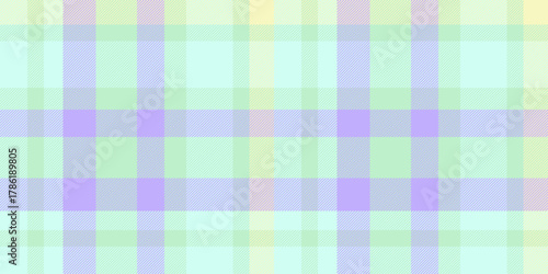 Graphical fabric vector seamless, sketch background texture tartan. Network textile pattern plaid check in light and indigo colors.