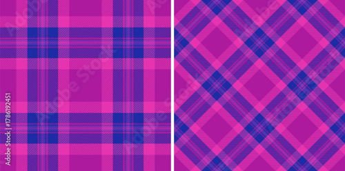 Tartan plaid background of texture seamless vector with a pattern check textile fabric. Set in stylish colors for stylish gingham patterns for clothing.