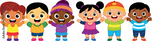 girl best friends illustration, girls friendship cartoon, happy children artwork, friendship bonding vector, adorable school friends, smiling girls design, children teamwork cartoon, joyful friendship