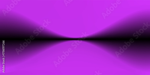 Abstract gradient podium background. Violet, purple and lilac empty 3d studio backdrop. Clean scene for product presentation mockup template. Vector illustration.