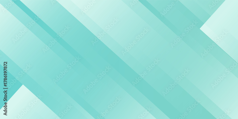 Fototapeta premium Abstract colorful gradient turquoise green background. arrow; triangle; shadow; web; beautiful; light Eps10 vector